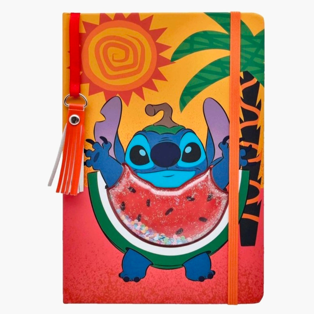 Stitch: Notitieboek A5 Glitter Watermeloen