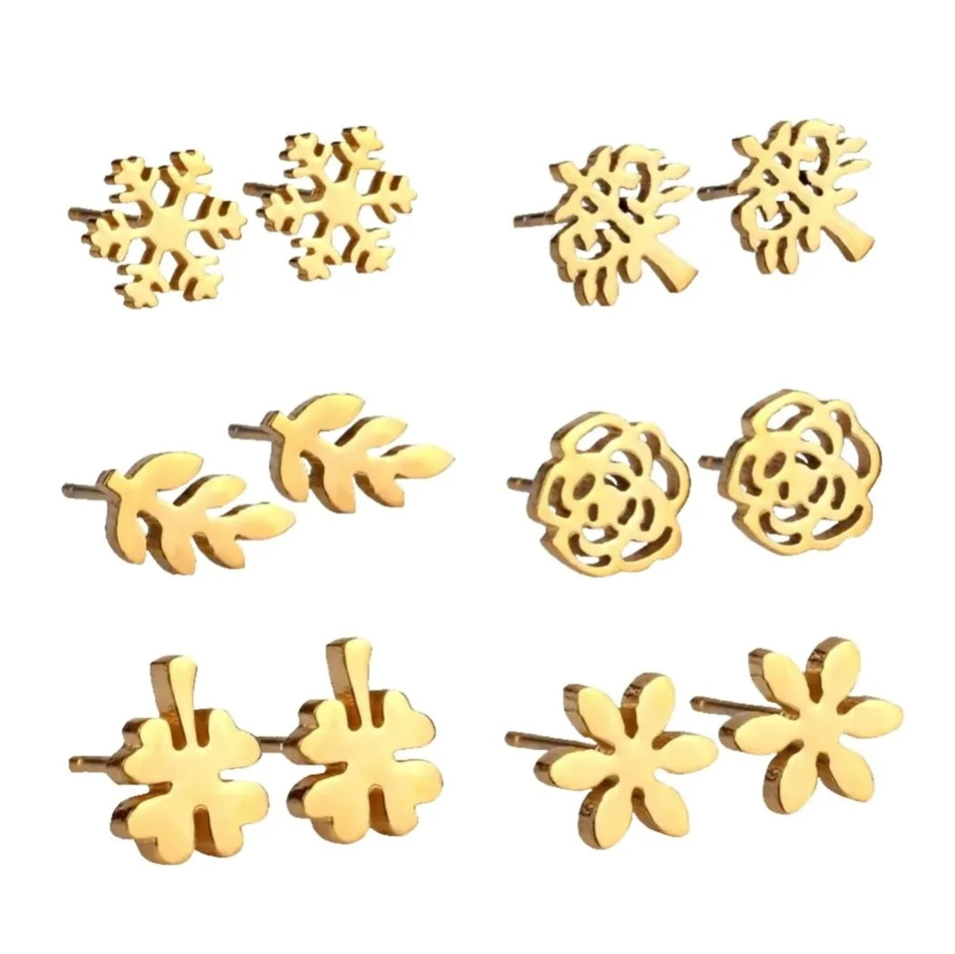 6 Delige Oorbellenset in Luxe doosje