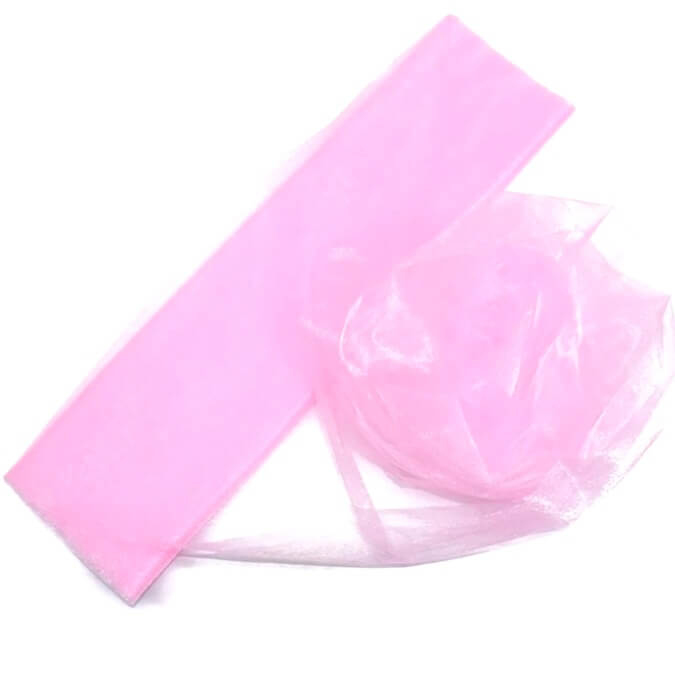 0,5 x 10m Organza  - diverse kleuren OP=OP