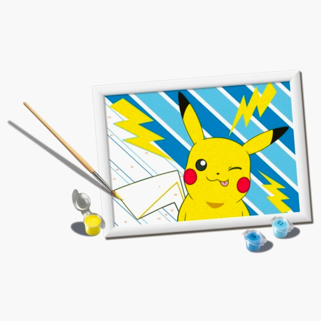 Ravensburger: CreArt - Pikachu schilder op de nummer