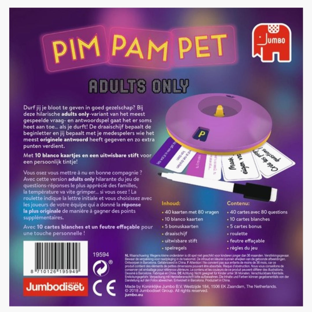 Jumbo: Pim Pam Pet adults only