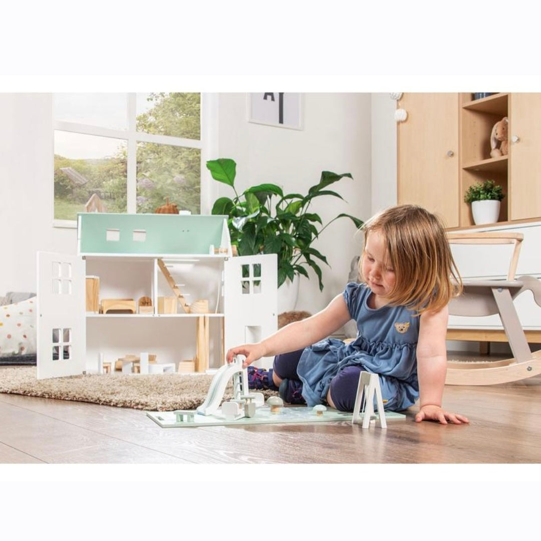 Pinolino: Houten Poppenhuis Femke (excl. Meubels)