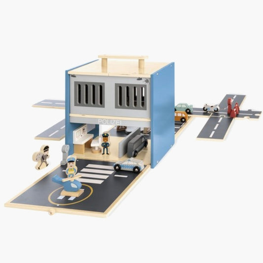 Pinolino: Houten Politiebureau en accessoires