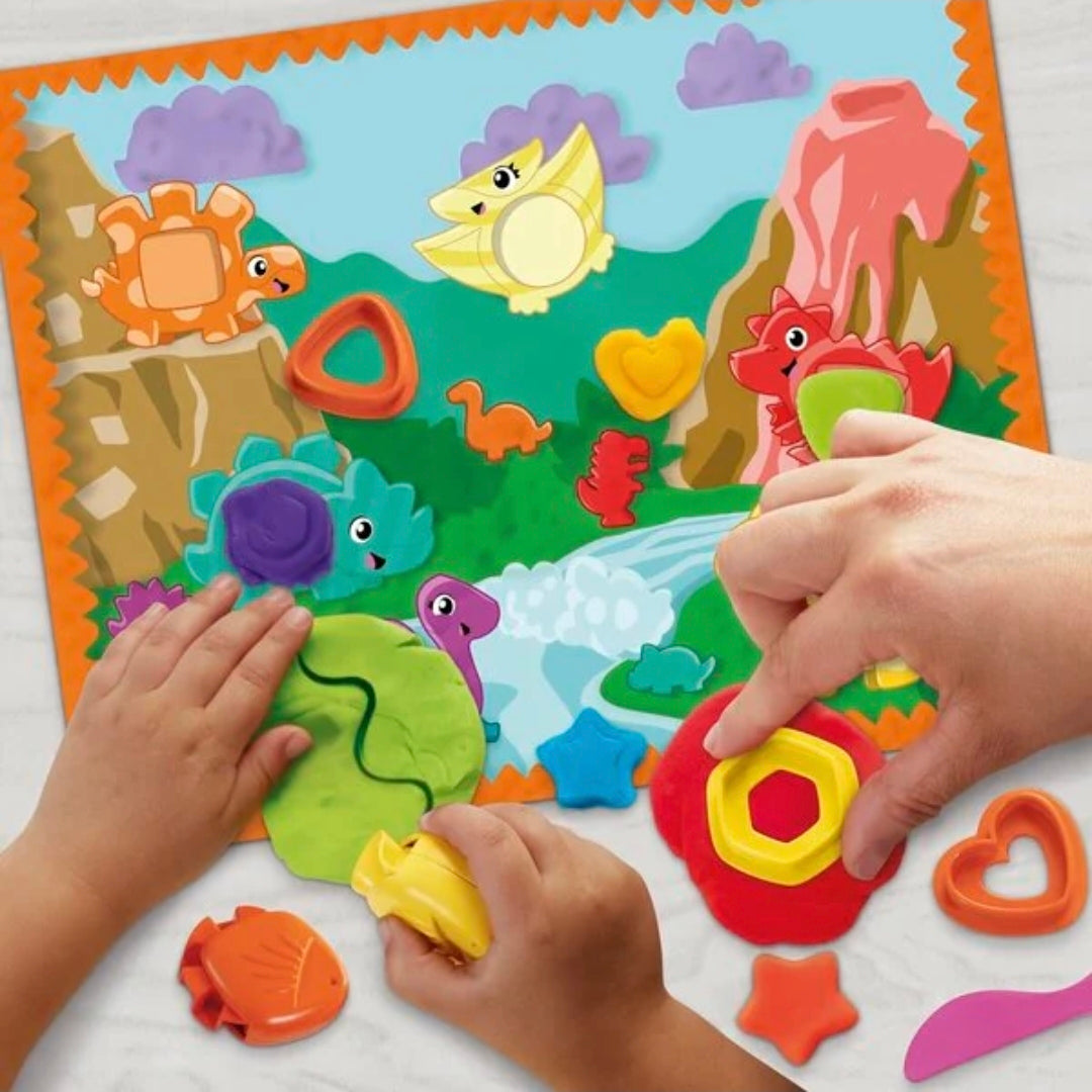 Play-Doh: Vormen en Kleuren Dino Starter Kleiset