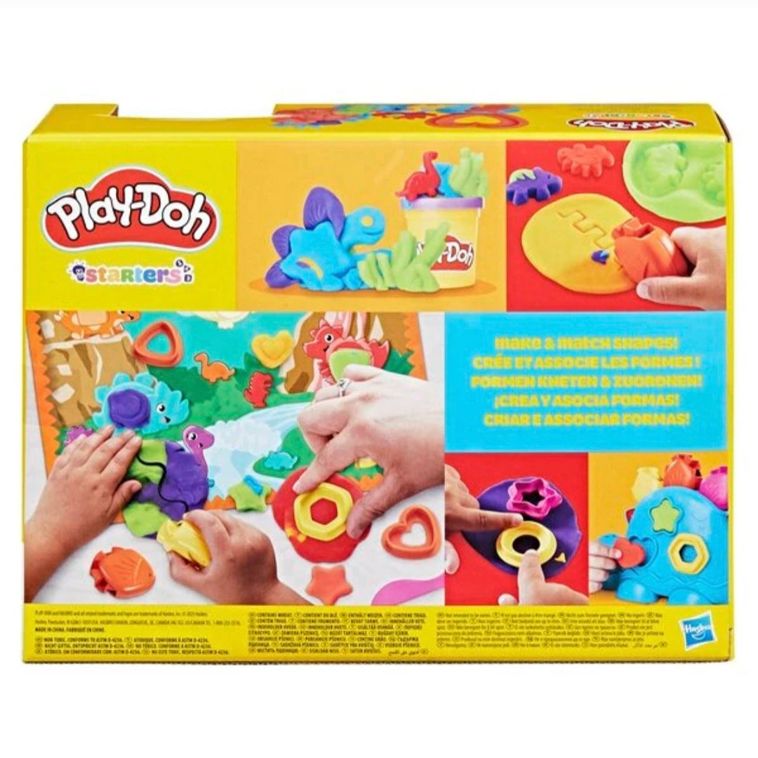Play-Doh: Vormen en Kleuren Dino Starter Kleiset