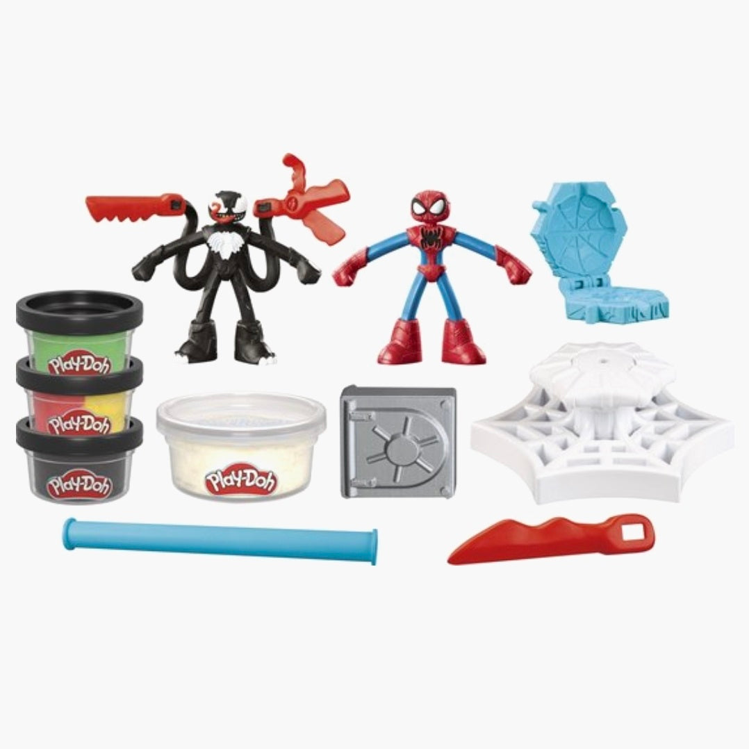 Play-Doh: Spider-Man Launch & Slice Battle Kleiset