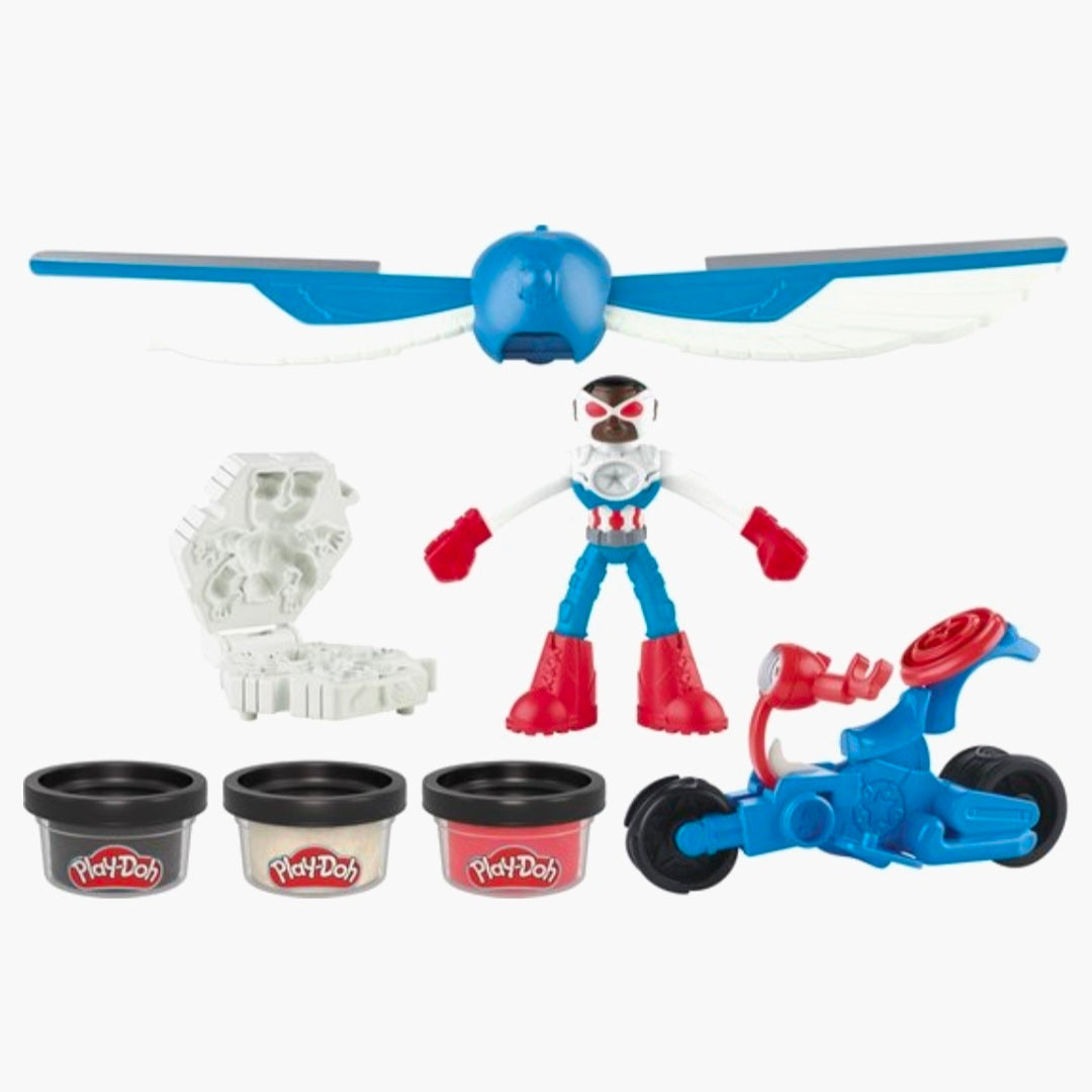 Play-Doh: Marvel - Captain America Motorsnijder Speelset