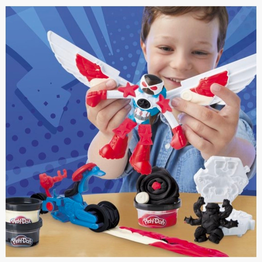 Play-Doh: Marvel - Captain America Motorsnijder Speelset