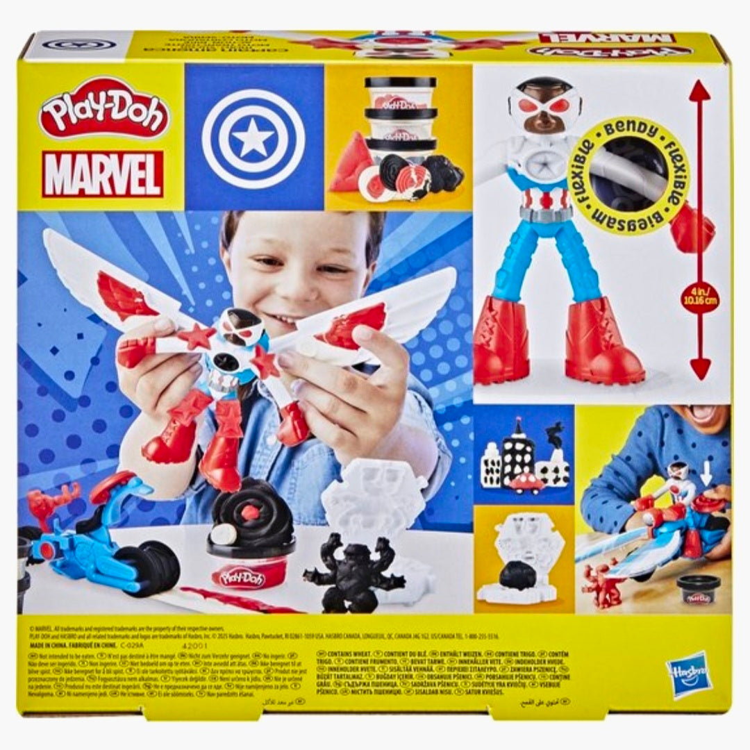 Play-Doh: Marvel - Captain America Motorsnijder Speelset