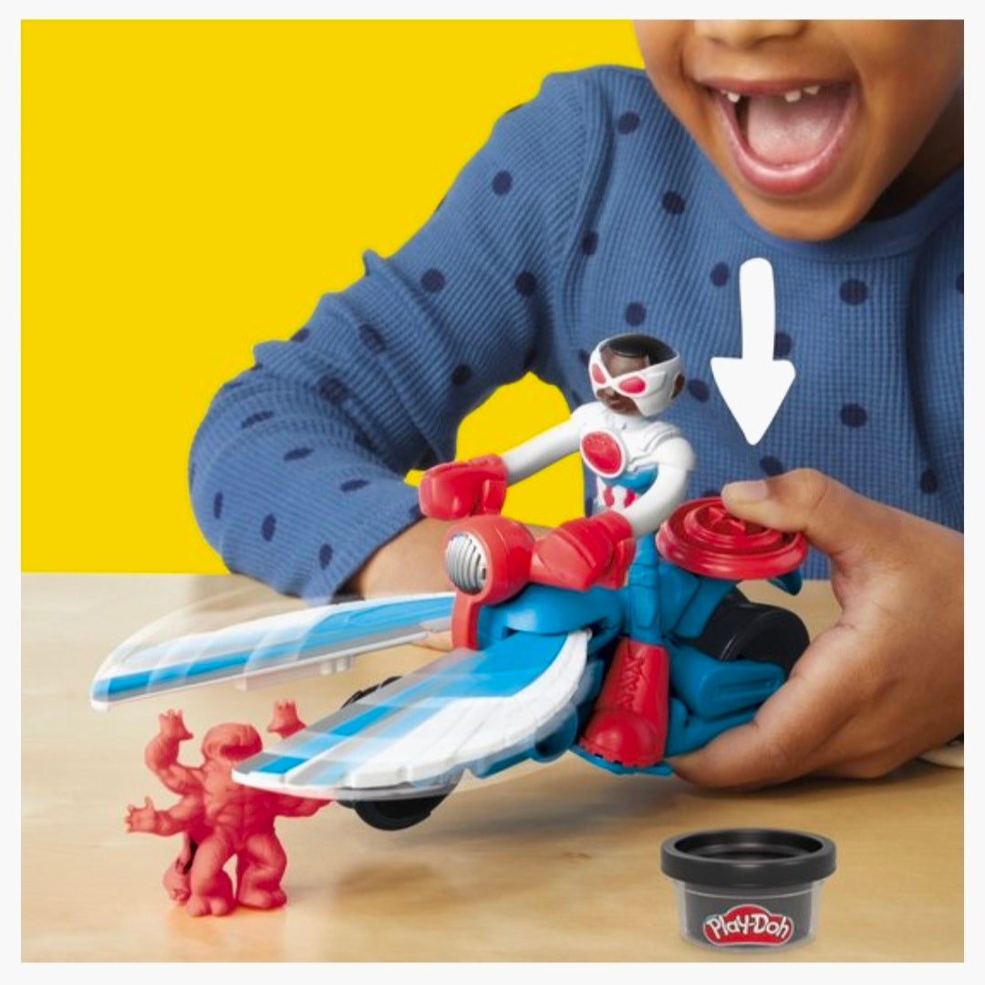 Play-Doh: Marvel - Captain America Motorsnijder Speelset