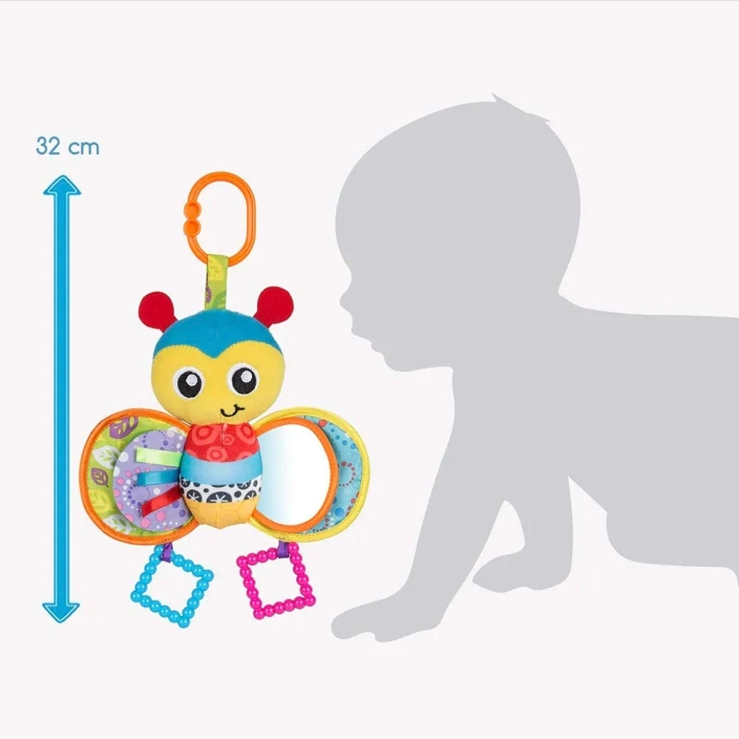 Playgro: Kinderwagen hanger - Bij - 0M+