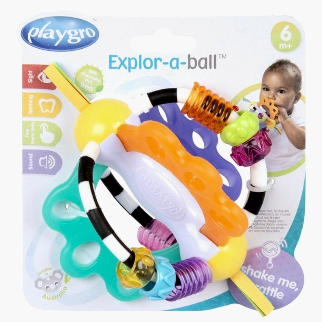 Playgro: Exlor-a-Ball - Ontdekkingsbal - 6M+