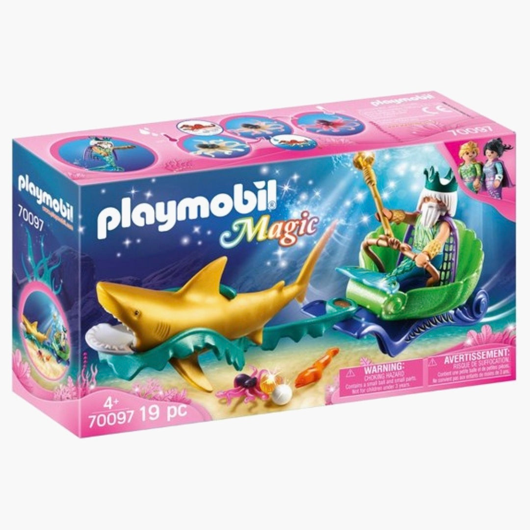PLAYMOBIL 70097: Koning der Zeeën + Haaienkoets