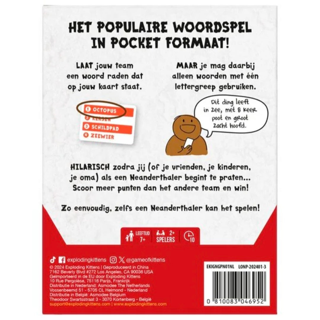 Exploding Kittens - Grab & Game -  Poetry for Neanderthals