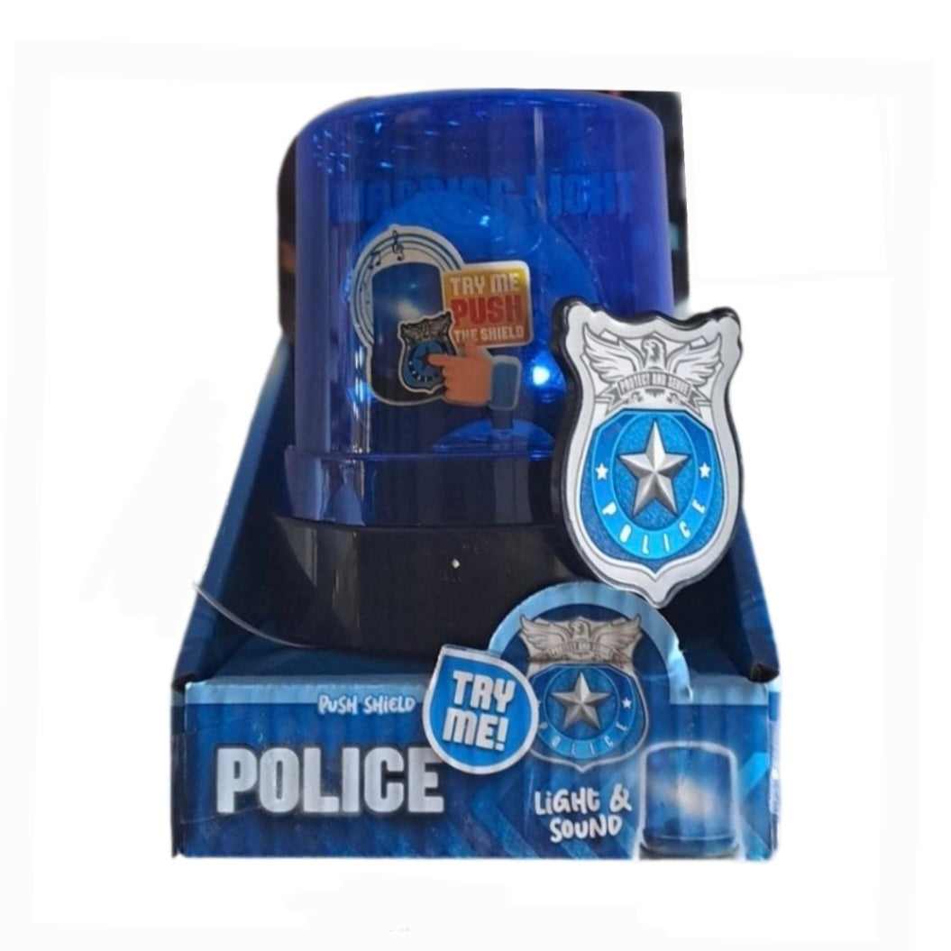 Ruby Toys: Politie zwaailicht blauw