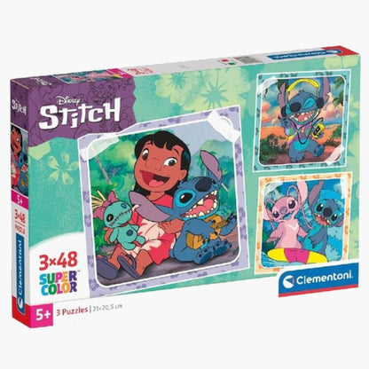 Clementoni: Lilo & Stitch - 3x48  -  Multiplaza