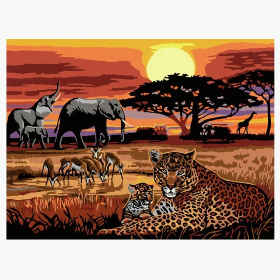 Ravensburger: CreArt - Savannah  Landschap schilderen op nummer