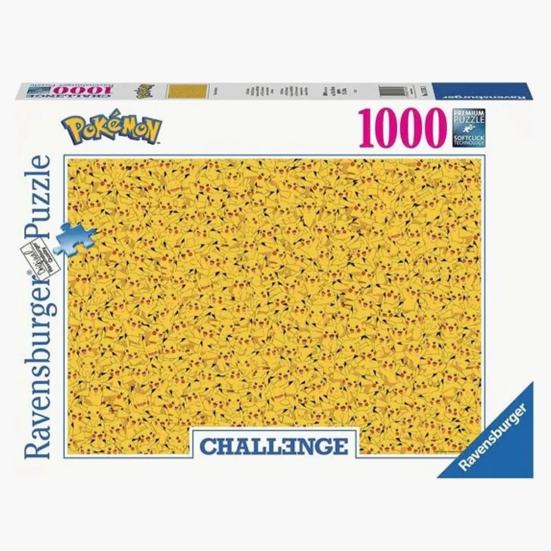 Ravensburger: Pokémon Pikachu - Challenge - 1000  -  Multiplaza