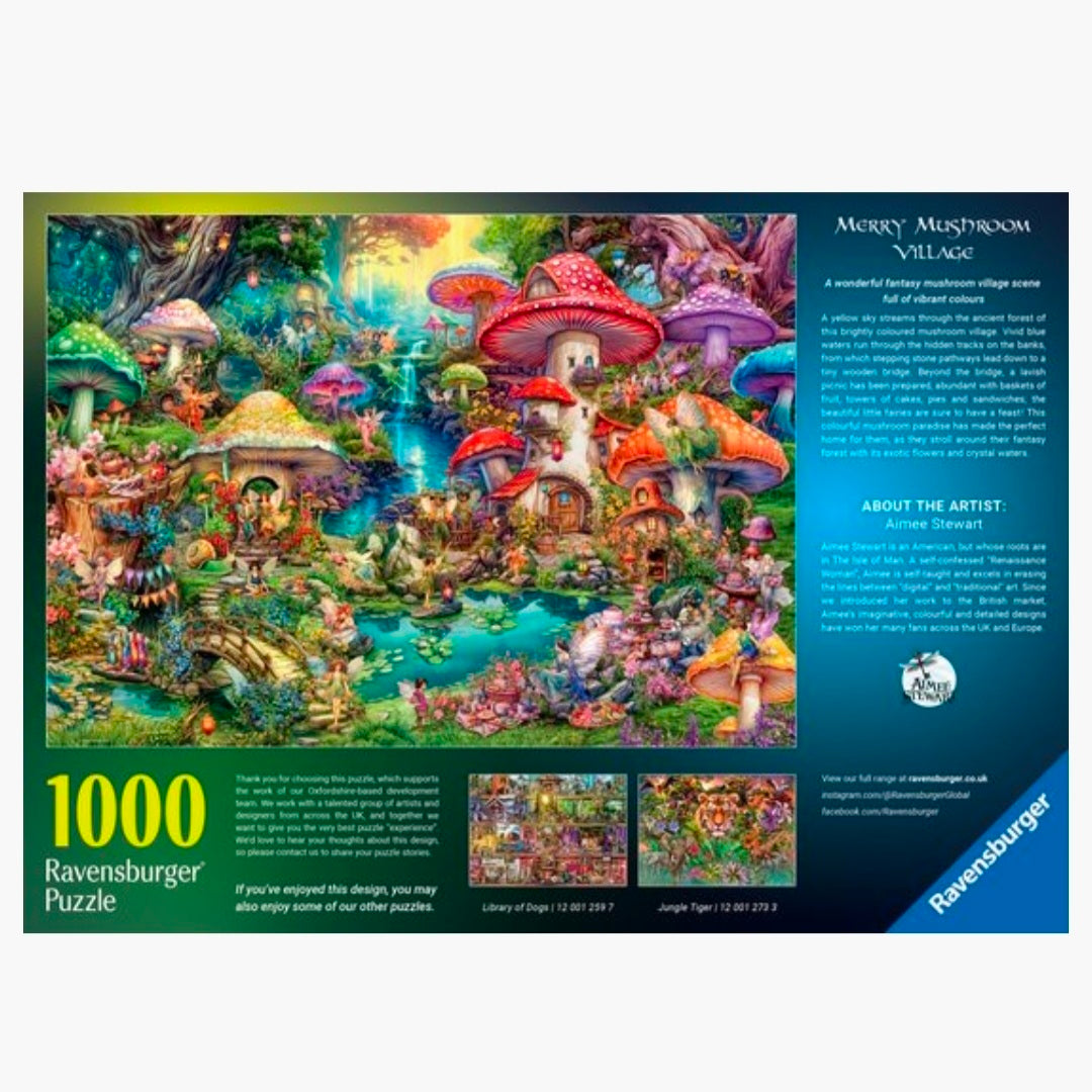 Ravensburger: Merry Mushroom Village - 1000