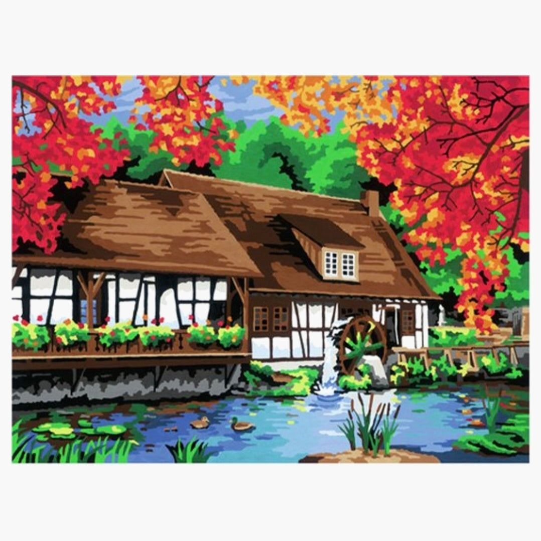 Ravensburger: CreArt - Molen in Blautopf Schilderen op nummer