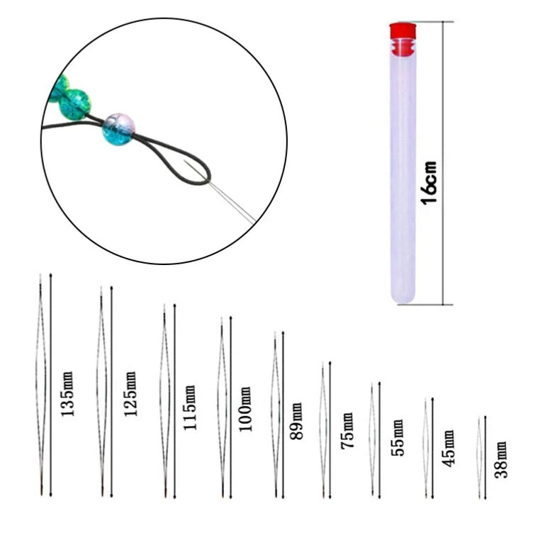 9 Delige Rijgnaaldenset met opbergkoker