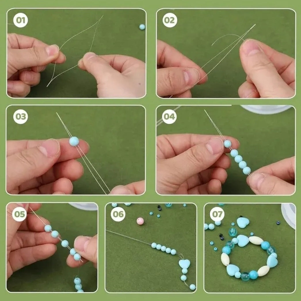 24 Delig Rijgnaaldenset met Opbergkoker