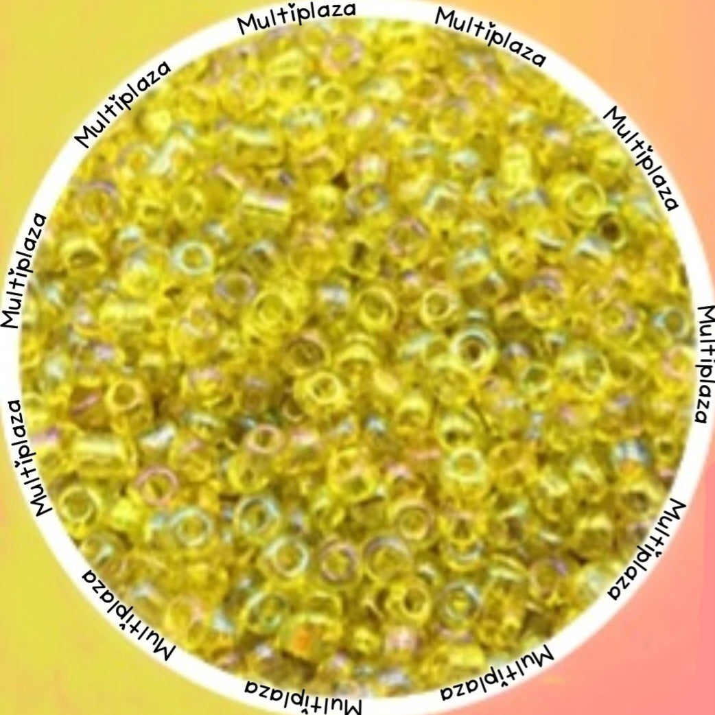 2mm Rocailles glaskralen rainbow kleuren