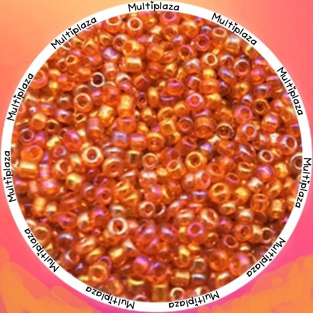 2mm Rocailles glaskralen rainbow kleuren