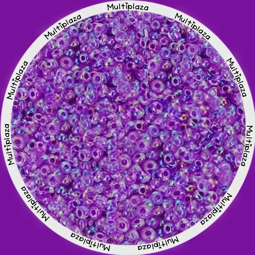 2mm Rocailles glaskralen rainbow kleuren