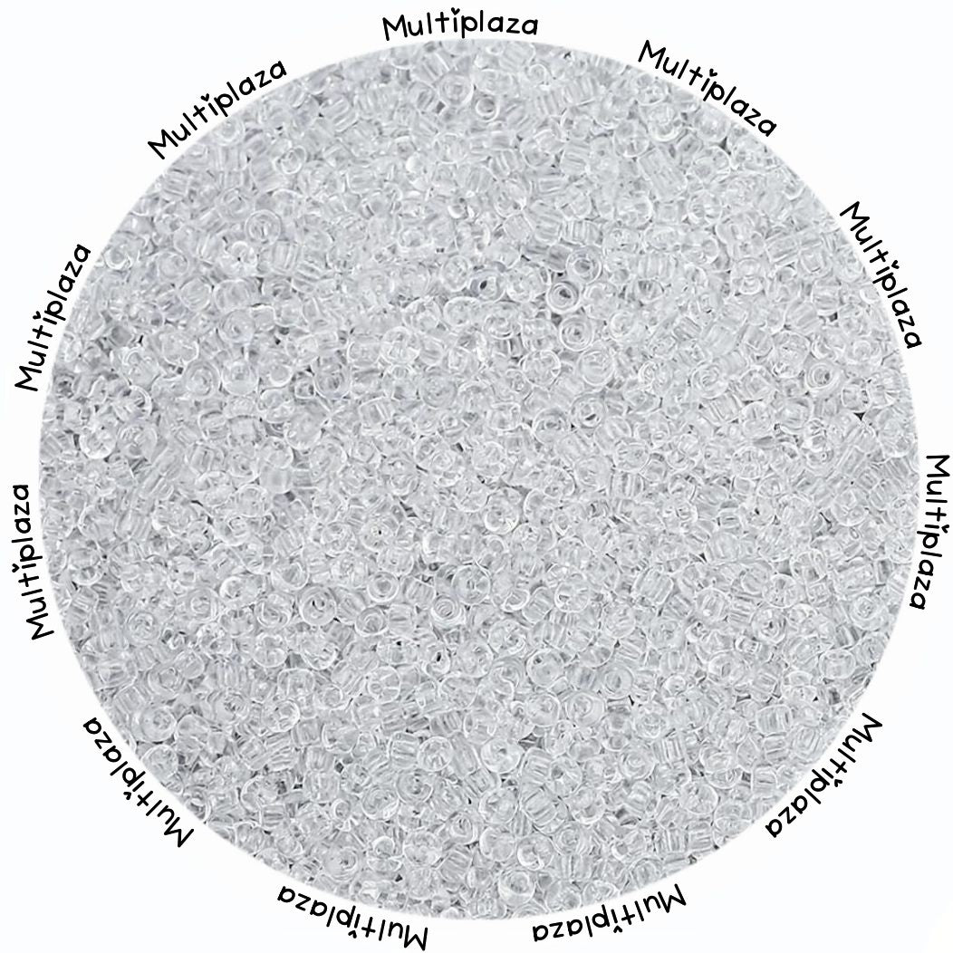 2mm Rocailles glaskralen - Transparant kleuren 10G