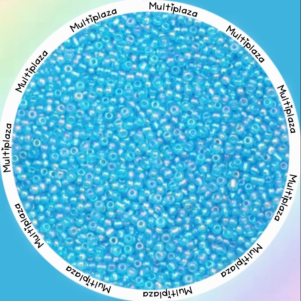 2mm Rocailles glaskralen rainbow kleuren