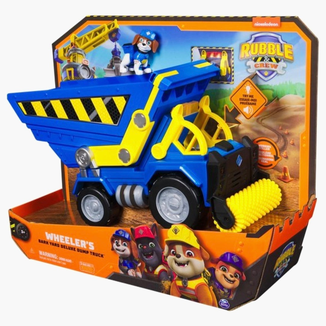Paw Patrol: Rubble & Crew - Blafwerf Vuilniswagen Licht & Geluid