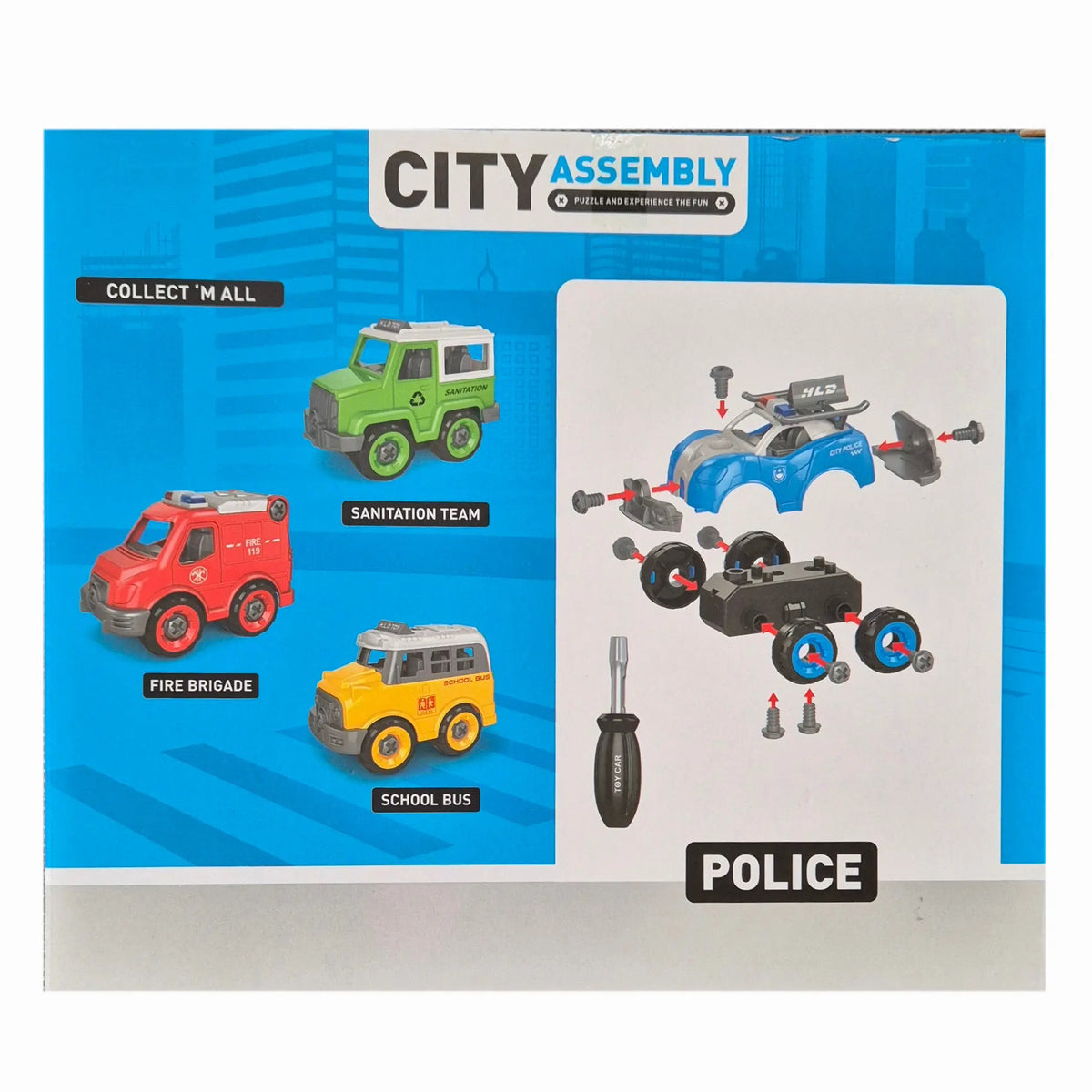 Ruby Toys: City Politie assembling  -  Multiplaza
