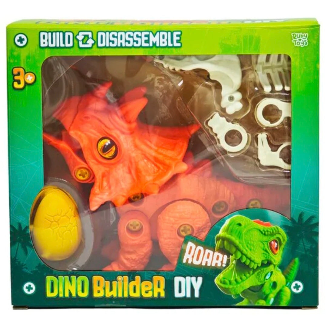 Ruby Toys: Dino Builder DIY - Build Disassemble - rood