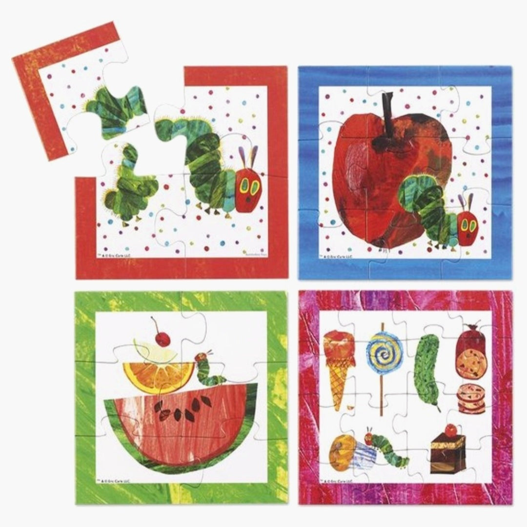 Rupsje Nooitgenoeg: 4in1 Puzzels - 4-6-9-16