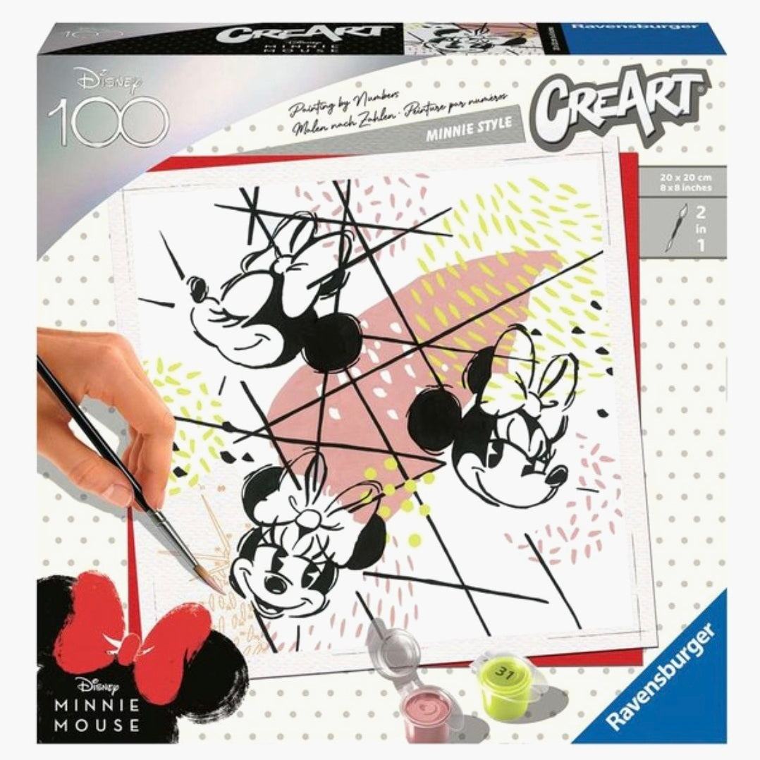 Ravensburger: CreArt - D100 Jubilee Edition Minnie Mouse 2  Schilderen op nummer