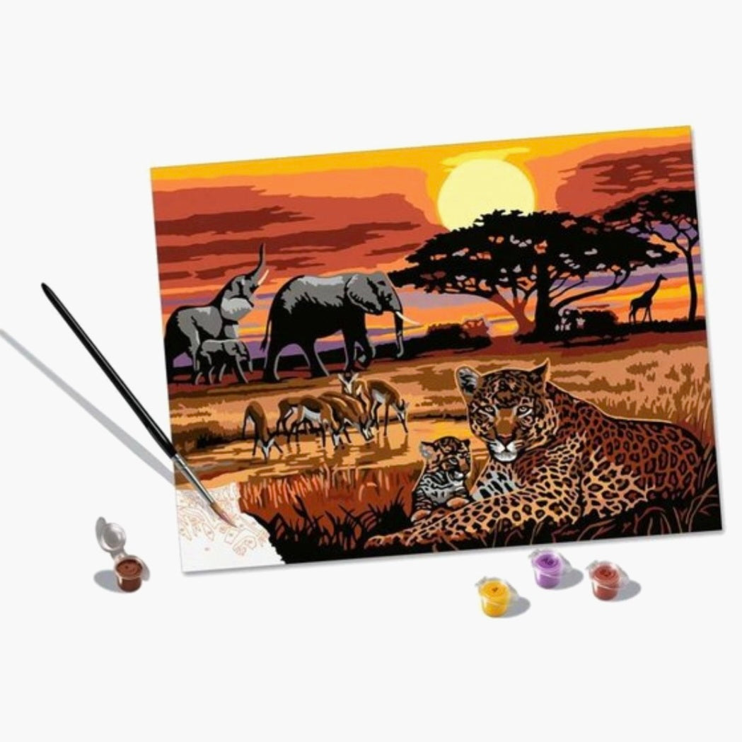 Ravensburger: CreArt - Savannah  Landschap schilderen op nummer