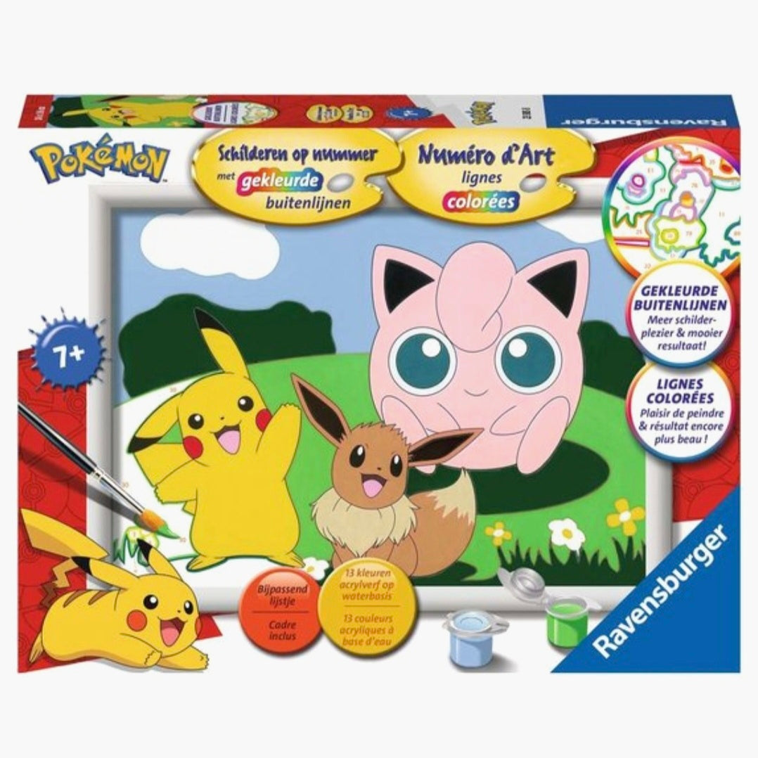 Ravensburger: schilderen op nummer - Pokémon