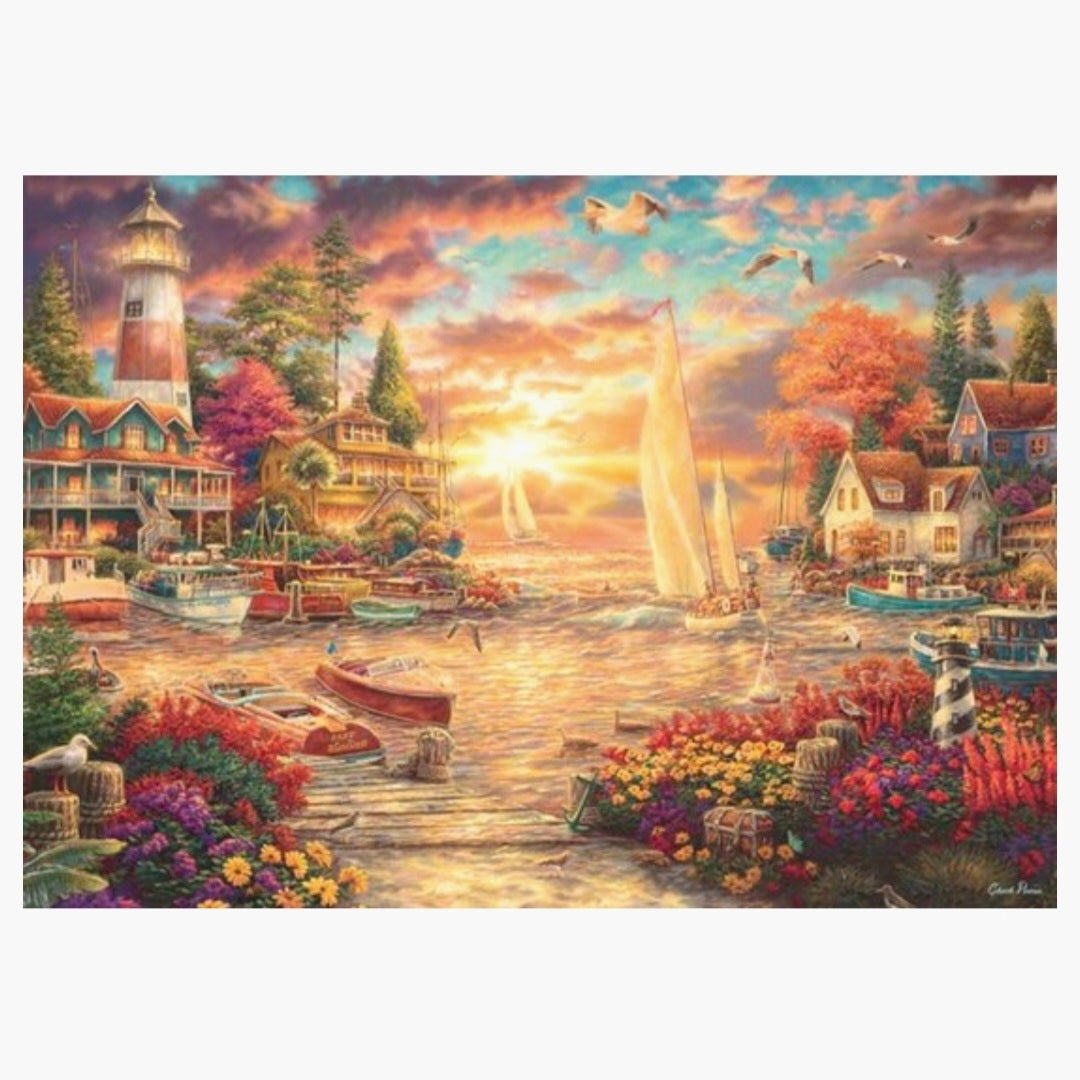 Chuck Pinson: Ochtendsfeer aan het Meer - 1000