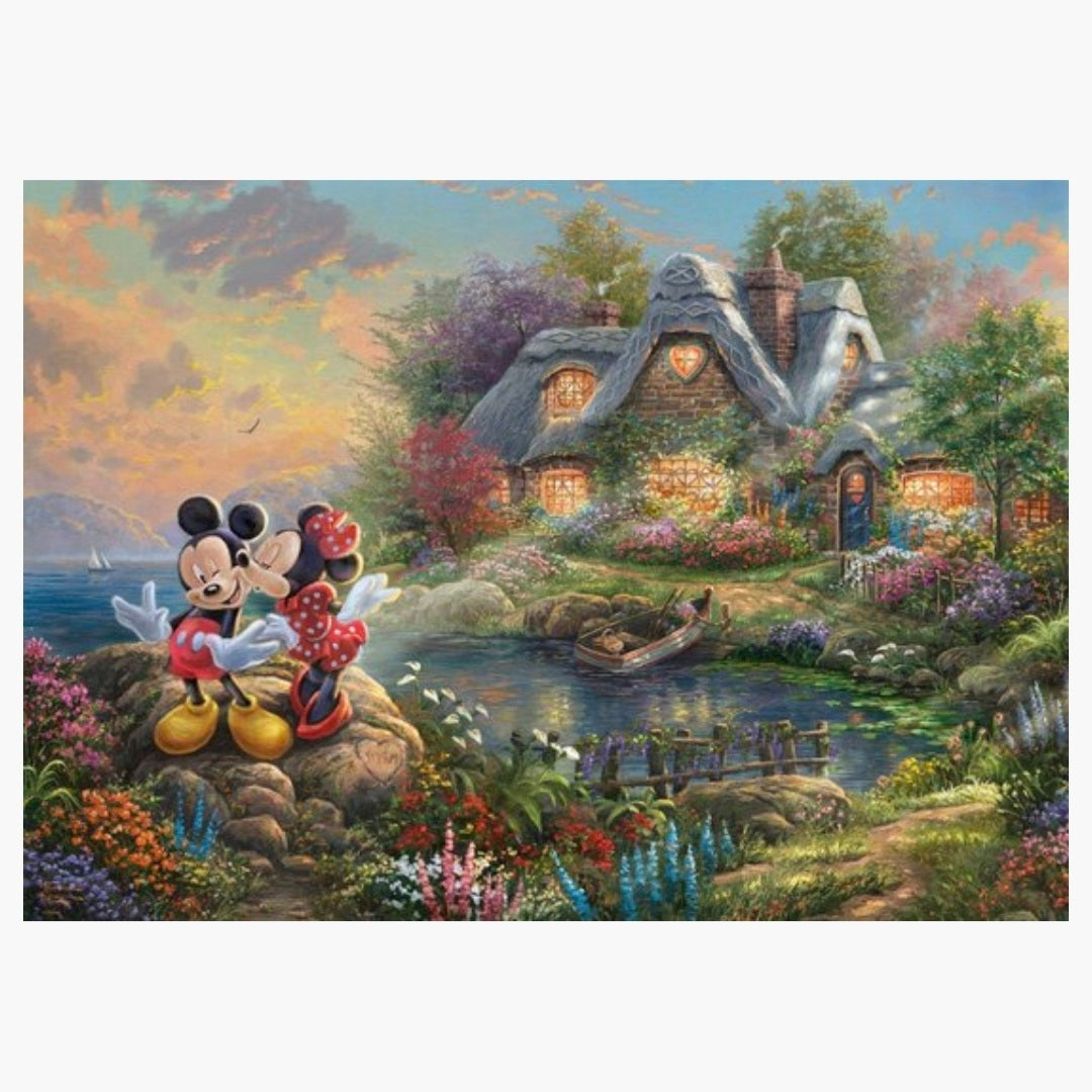 Thomas Kinkade: Disney Mickey & Minnie - Sweetheart Cove - 1000