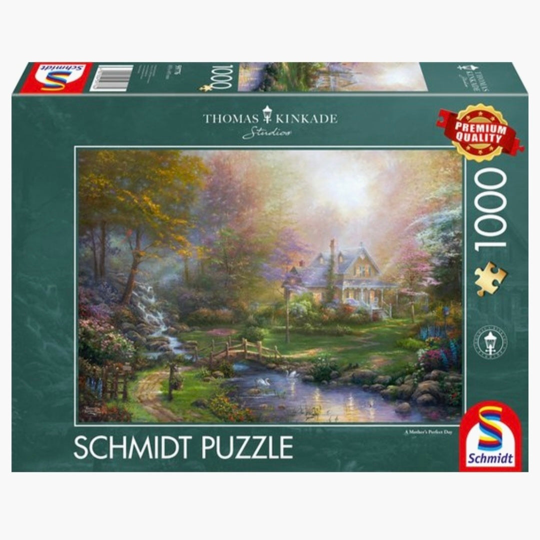 Thomas Kinkade: A Mother's Perfect Day - 1000