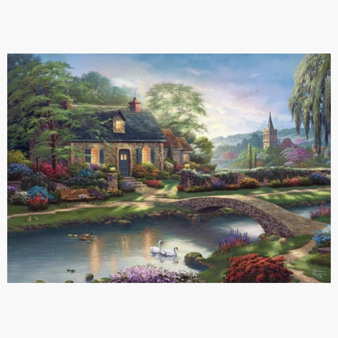 Thomas Kinkade: Stoney Creek Cottage - 1000