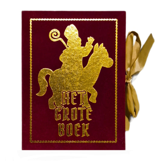 Suprise verpakking - Boek van Sinterklaas 17,5 x 26 x 4cm + Notitieboekje