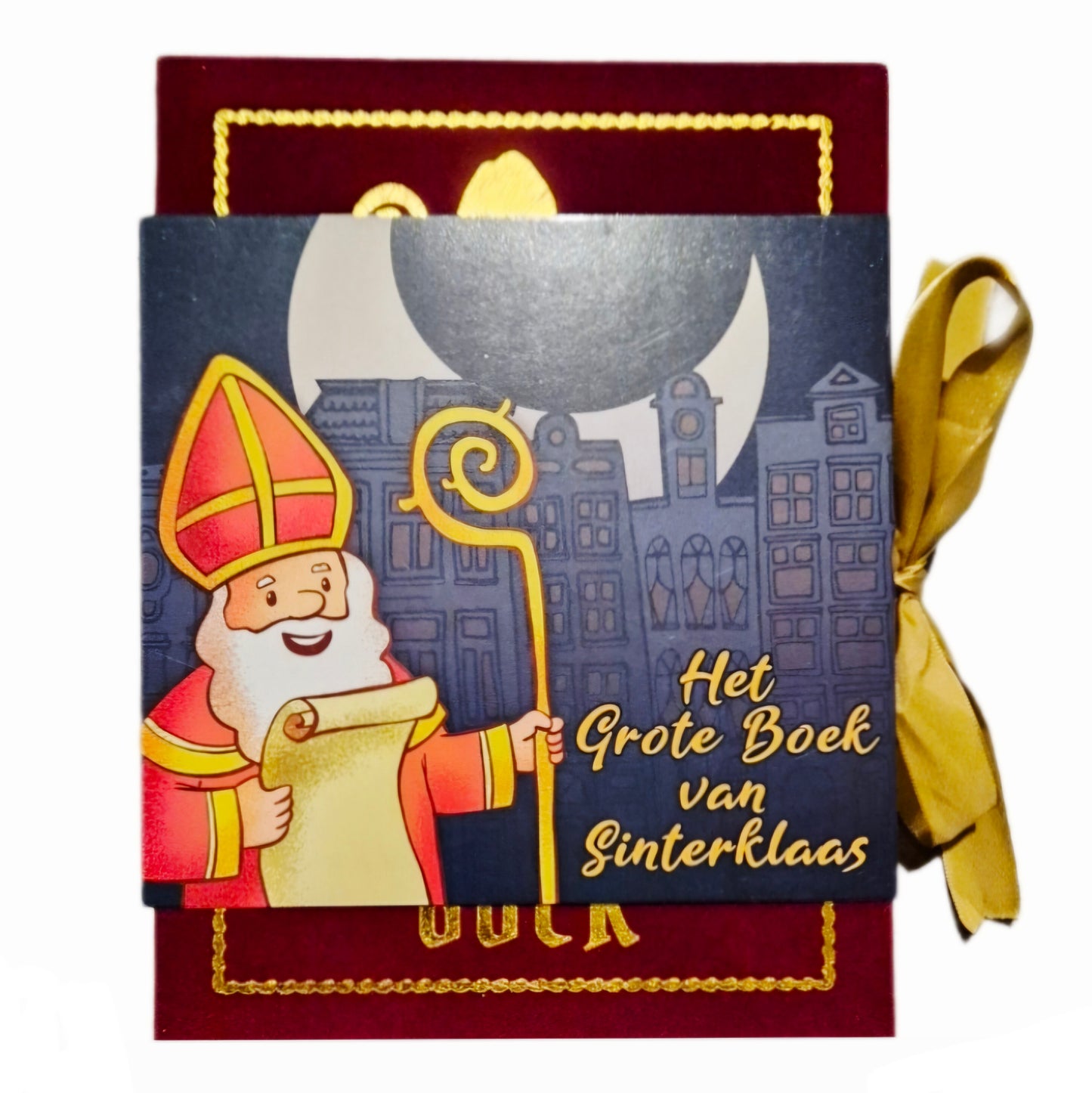 Suprise verpakking - Boek van Sinterklaas 17,5 x 26 x 4cm + Notitieboekje