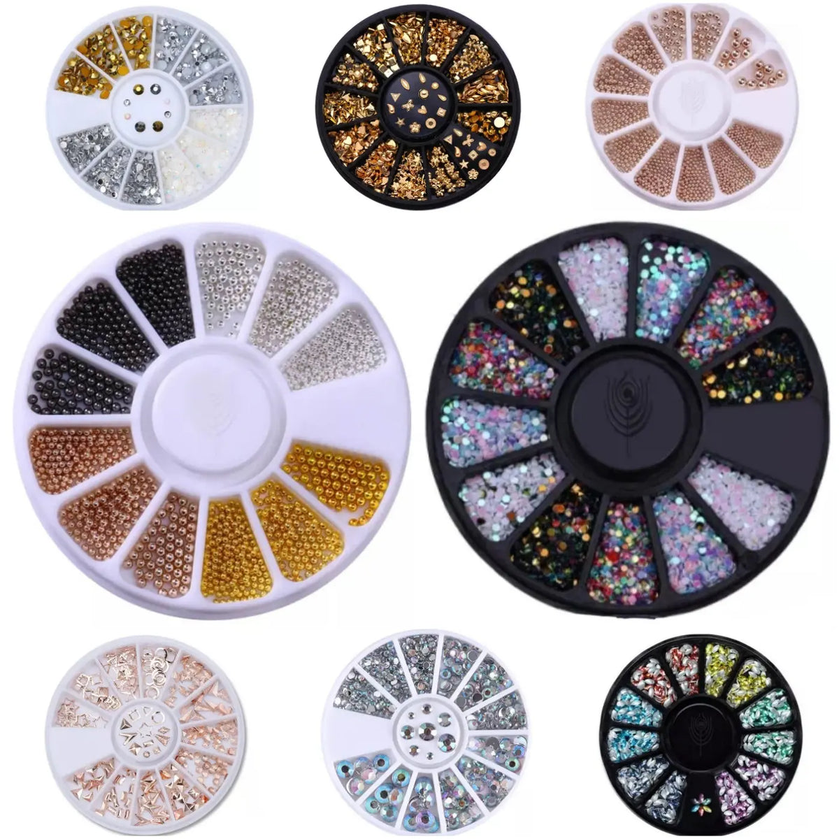 Sorteerdoos Rhinestones-strass steentjes (Diverse soorten)  -  Multiplaza