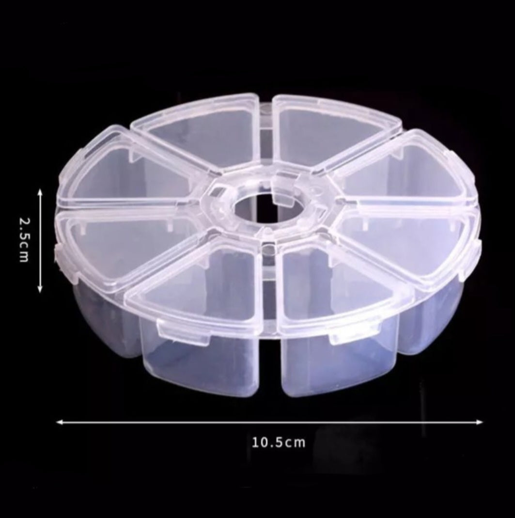 Ronde Sorteerdoos 8 vakken