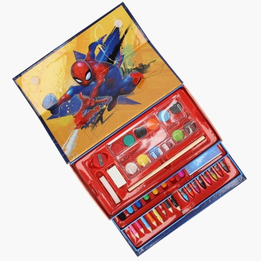 Spiderman: Kleurkoffer - 52 delig