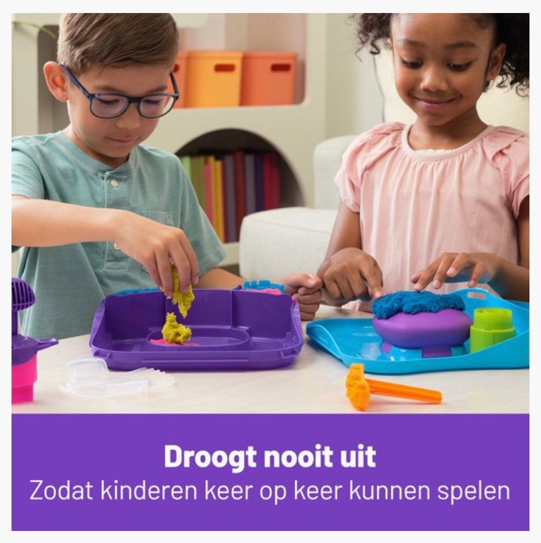 Kinetic Sand: Squish Motion Koffer Speelset