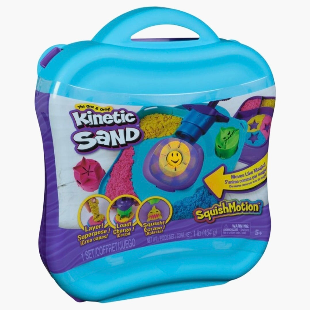 Kinetic Sand: Squish Motion Koffer Speelset