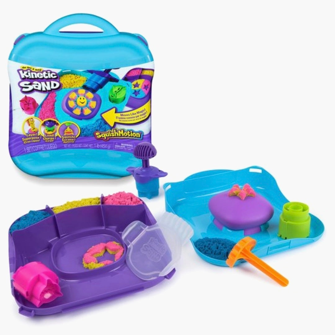 Kinetic Sand: Squish Motion Koffer Speelset